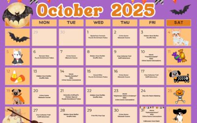 October is Murder Mystery Month at Canine Corral!